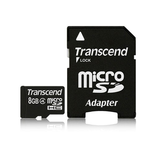 Micro SD Card 8Go + Adaptateur 
