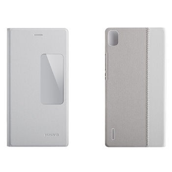Etui à rabat view cover (blanc) - Huawei P7